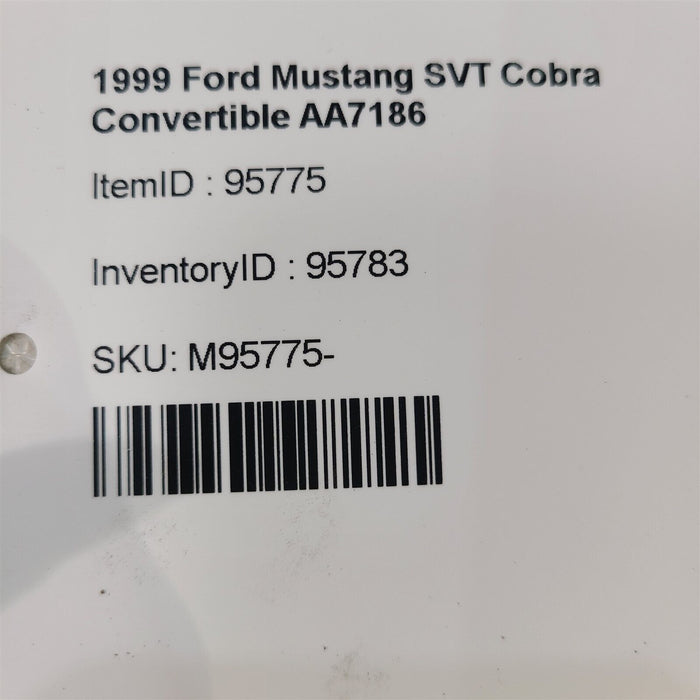 99-04 Mustang Gt Front Wheel Speed Sensor Harness Bracket Pair Set Oem Aa7186
