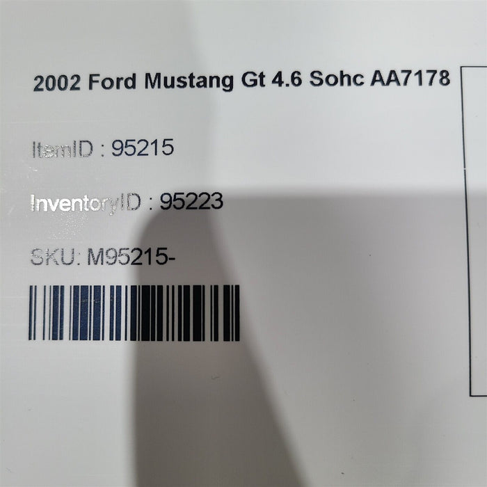 99-04 Mustang 4.6L Sohc Automatic Transmission Driveshaft 99-04 Oem Aa7178