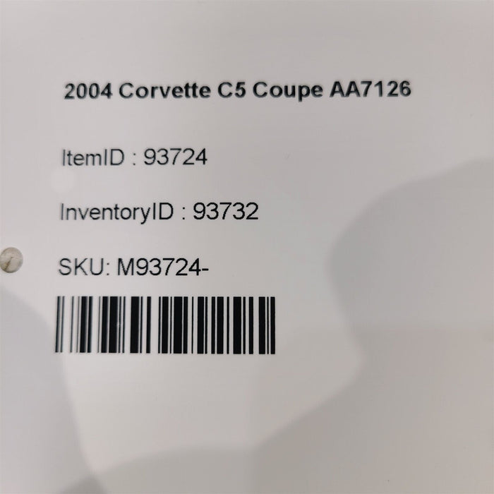 97-04 Corvette C5 Traction Control Panel Switch 10440631 Oem Aa7126