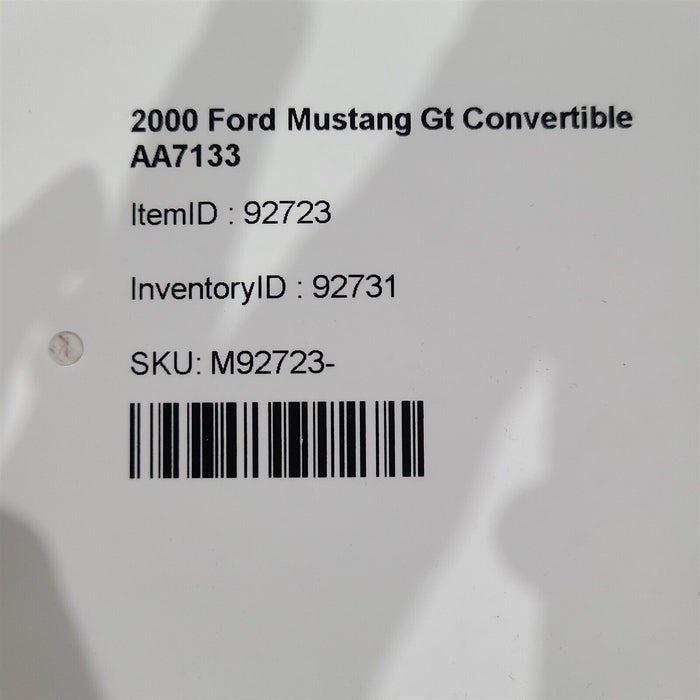 99-04 Mustang 4.6L Sohc Automatic Transmission Driveshaft 99-04 Oem Aa7133