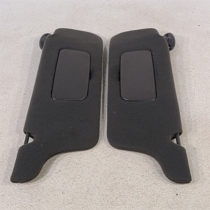 99-04 Ford Mustang Coupe Black Sun Visor Set Pair Sunvisor Aa7203