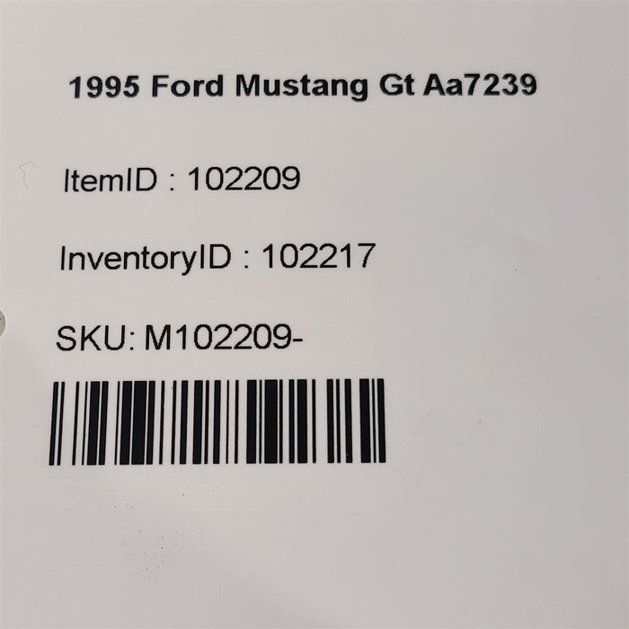 94-95 Mustang Gt Quarter Panel Scoops Vents Brake Cooling Ducts Aa7239