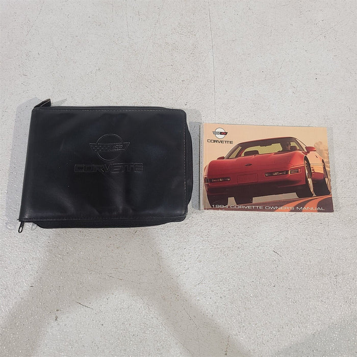 1994 Corvette C4 Owners Manual Booklet Pouch Book M97755