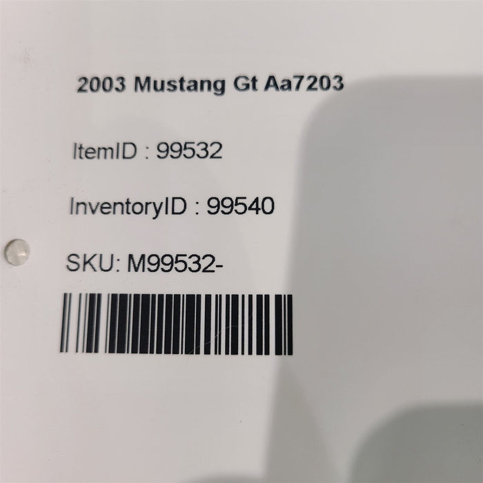 01-04 Mustang Gt Motorcraft Oem Upper Radiator Hose Aa7203