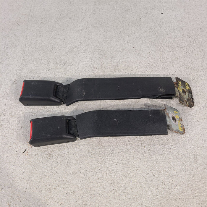 94-98 Mustang Rear Seat Belt Buckles Latches Pair AA7218