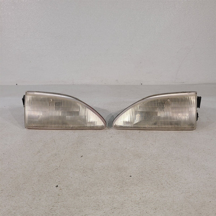 94-98 Mustang Gt Headlight Housing Head Lamp Set Lh Rh Oem Aa7239