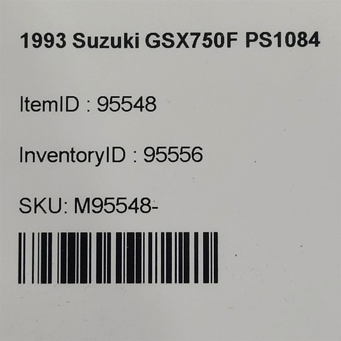 1993 Suzuki GSX750F Katana Air Cleaner Filter Box PS1084