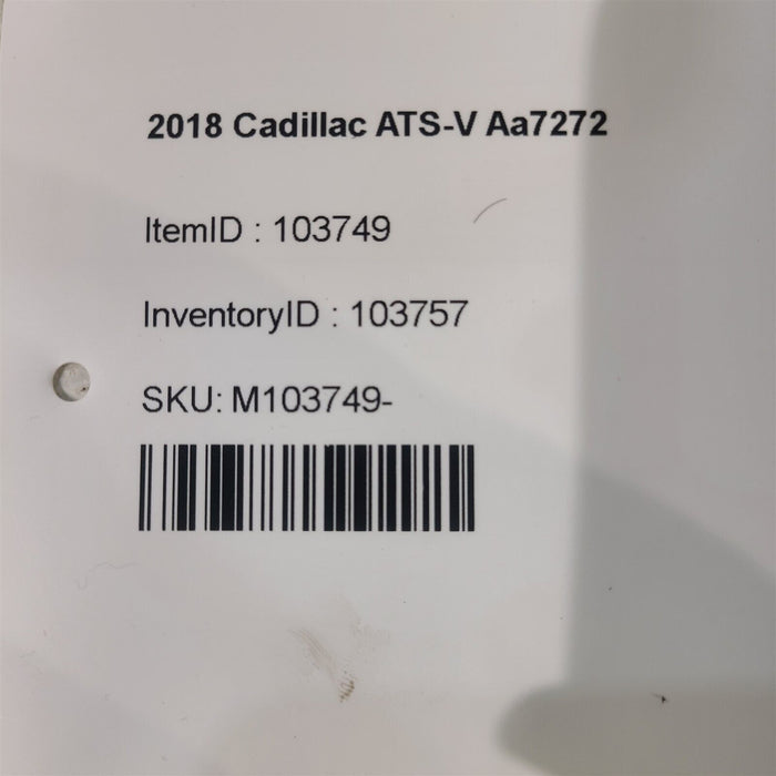 16-19 Cadillac ATS-V Center Console Driver Side Trim Panel Lh Aa7272