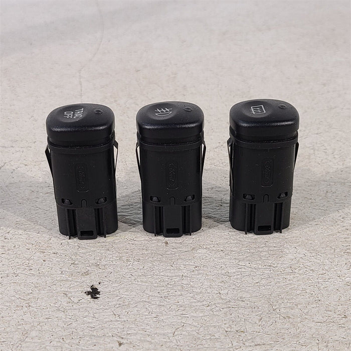 01-04 Mustang Gt Defrost - Traction Control - Fog Light Switches Set Oem Aa7237