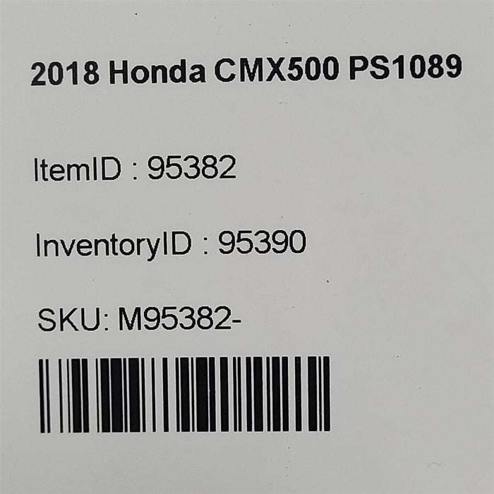 2018 Honda CMX500 Horn PS1089