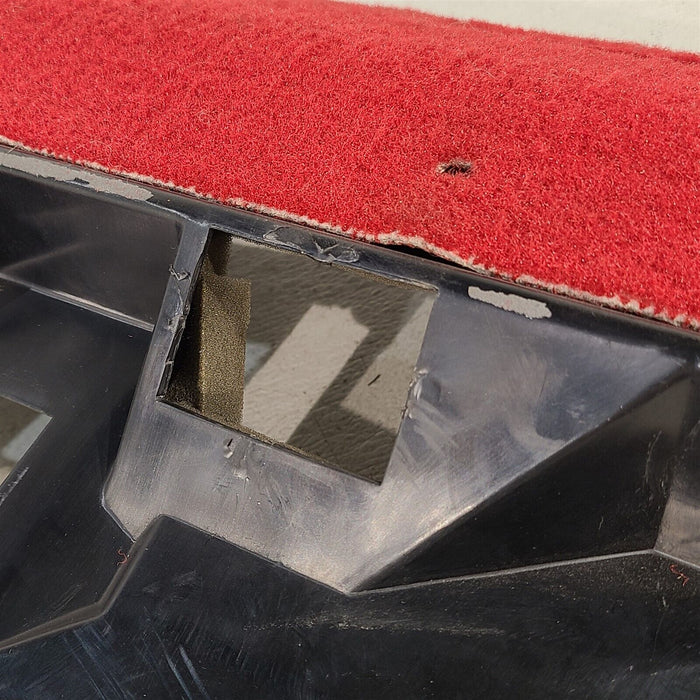 1990 Corvette C4 Driver Under Dash Carpeted Bolster Panel Hush Red AA7185