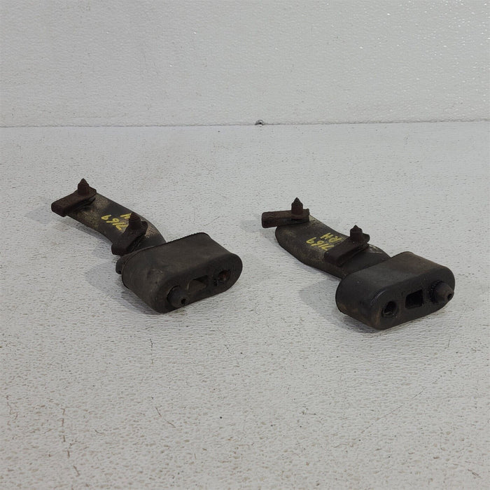 87-93 Mustang 5.0L Exhaust Mount Bracket Pair Brackets Aa7169