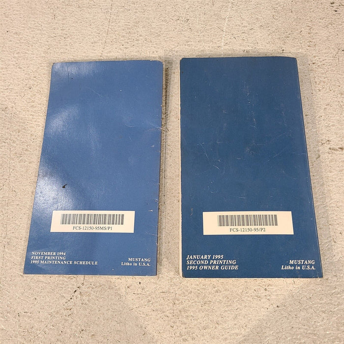 1995 Mustang Gt Owners Manual Booklets Book Aa7239