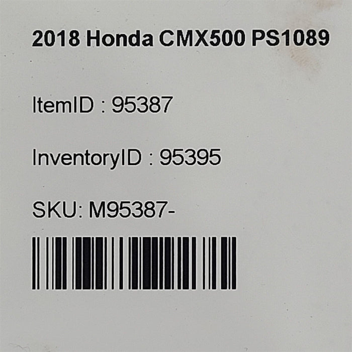 2018 Honda CMX500 Speedometer Sensor PS1089