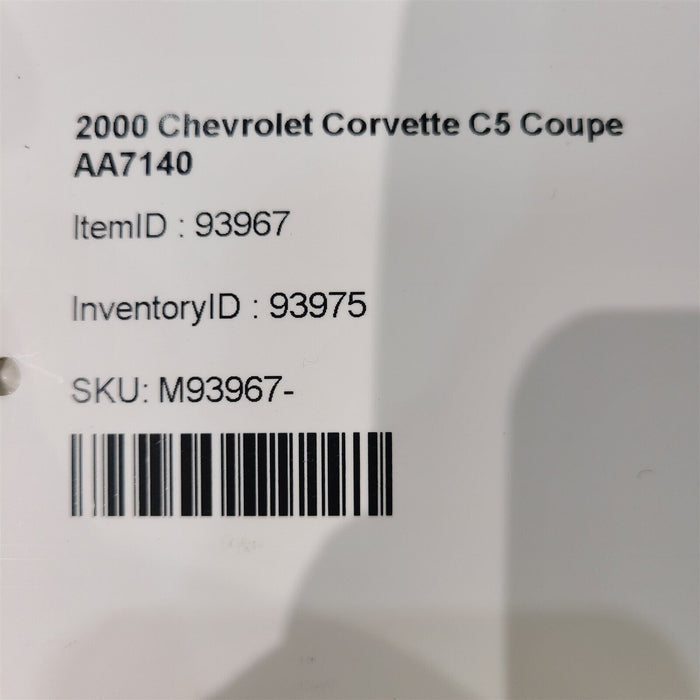 97-04 Corvette C5 Traction Control Panel Switch 12198726 Aa7140