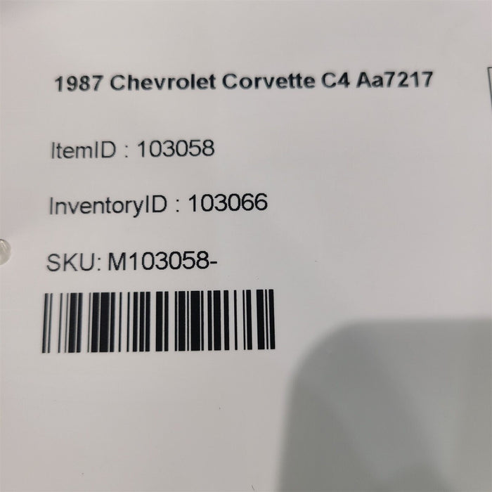 84-89 Corvette C4 Pass Key Vats Module 16045121 Gm Aa7217