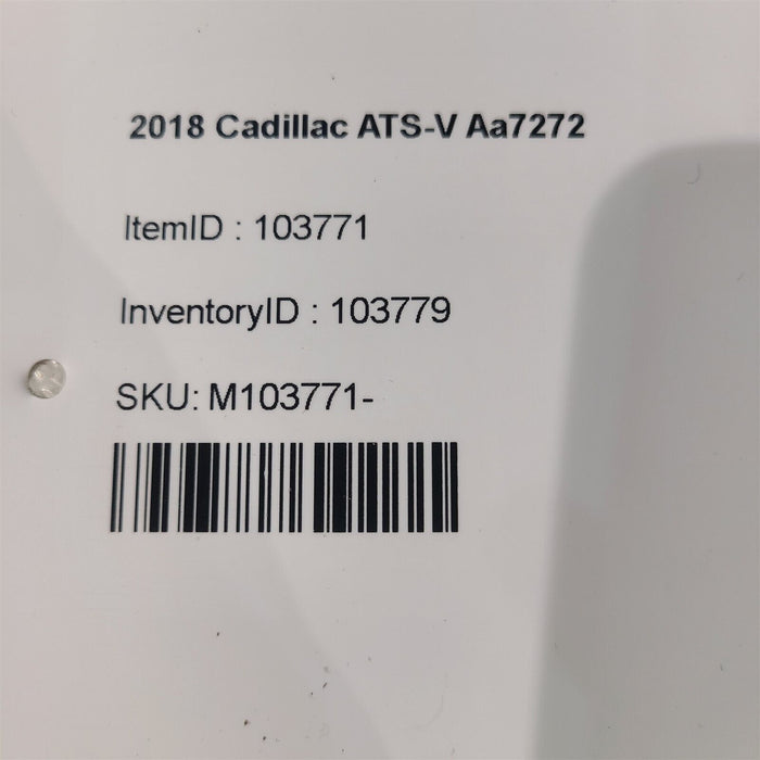 16-19 Cadillac ATS-V AC DC Power Control Module 23346668 Aa7272