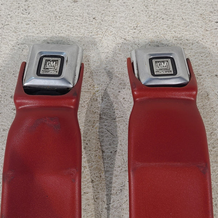 84-94 Corvette C4 Seat Belt Buckle Set Pair Buckles Aa7213