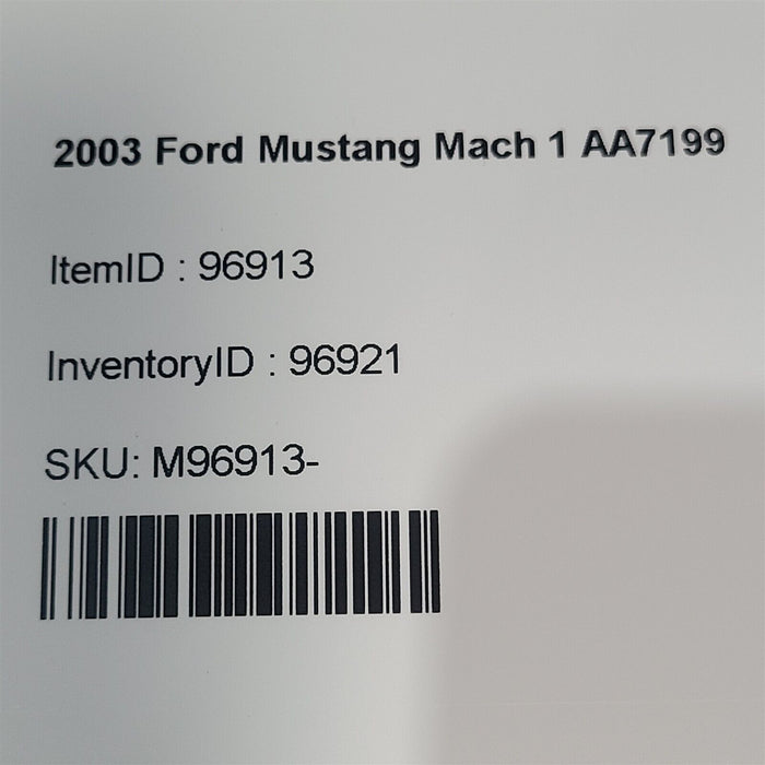 03-04 Mustang Mach 1 Passenger Door Aa7199