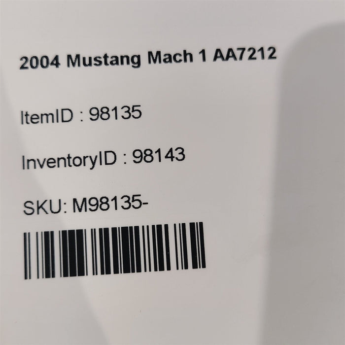 99-04 Mustang Gt Coupe Rear Seat Belt Retractors Left Right Set AA7212