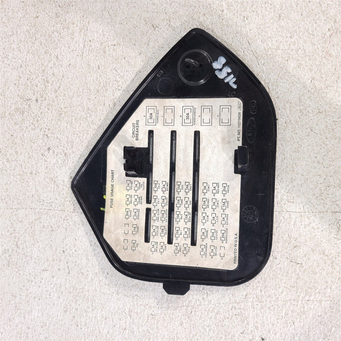 92-93 Corvette C4 Dash Fuse Box Cover Panel Aa7158