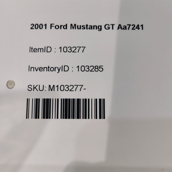 99-04 Mustang Ignition Door Trunk Lock Set Cylinder Key Aa7241