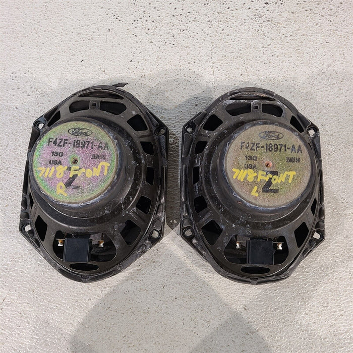 99-04 Mustang Door Speakers Oem Factory Pair Aa7118