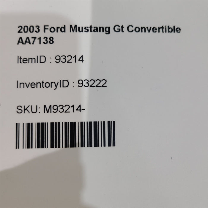 99-04 Mustang Steering Column Clock Spring 2R3T-14A664-Aa Oem Aa7150 Aa7138