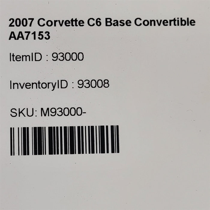 05-08 Corvette C6 Ebcm Abs Anti Lock Brake Pump With Module Aa7153