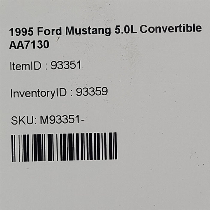 94-95 Mustang Gt Smog Egr Solenoids Aa7130