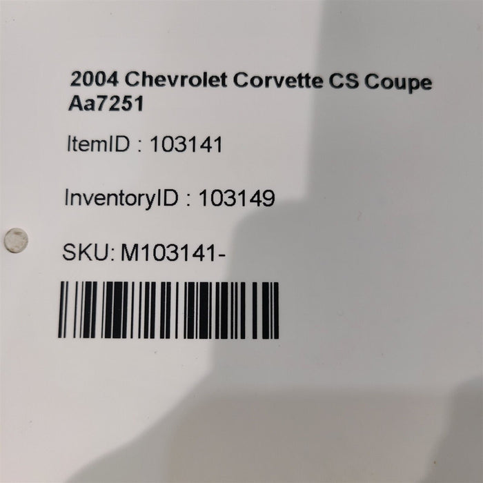 01-04 Corvette C5 Standard Remote Entry Key Oem Fob Aa7251