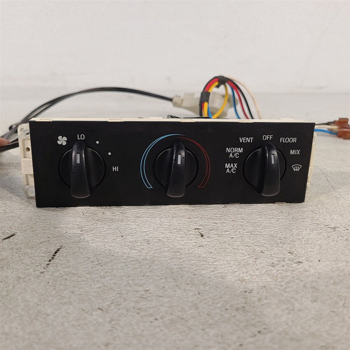 94-98 Mustang Hvac Control Head W/ Cables Climate Ac Heat Control Aa7216