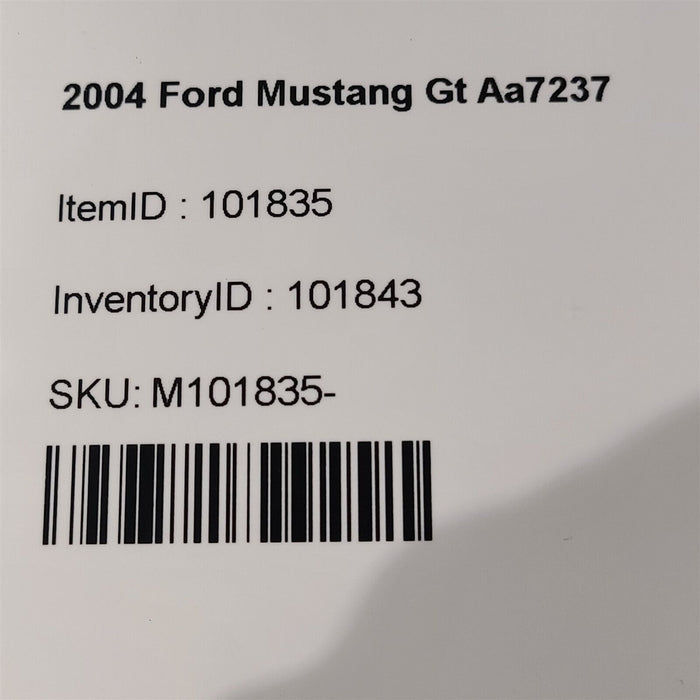 99-04 Mustang Gt Anti Lock Abs Brake Control Module Pump Traction Control Aa7237