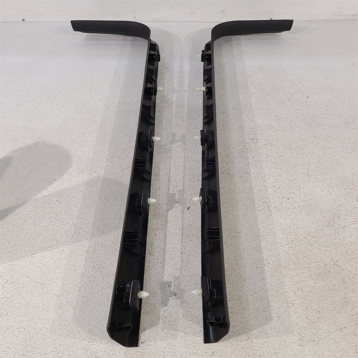 09-15 Cadillac Cts-V Coupe Ebony Door Sill Trim Plate Kick Panel Set Aa7243