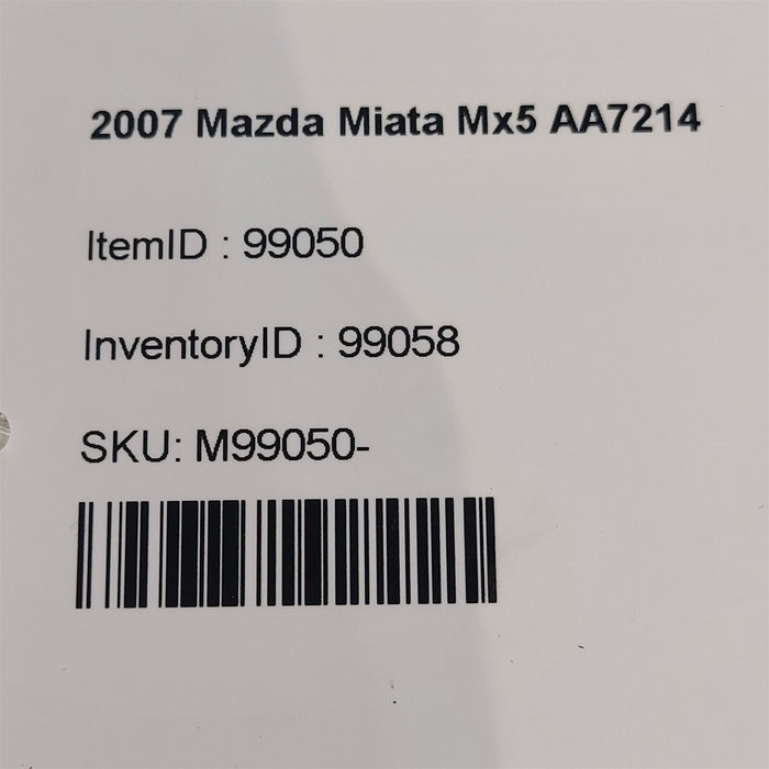 06-08 Mazda Miata Mx5 Steering Column Clock Spring Switches Switch AA7214