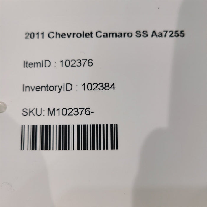 10-15 Camaro Ss Trunk Latch Release Mechanism Aa7255