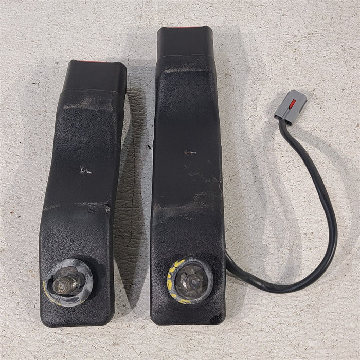 94-98 Mustang Front Seat Belt Buckles Latches Pair AA7218