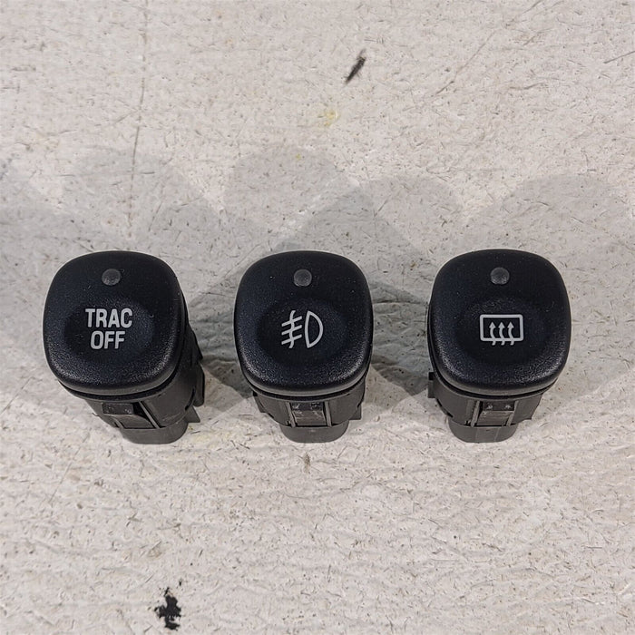 01-04 Mustang Gt Defrost - Traction Control - Fog Light Switches Set Oem Aa7237