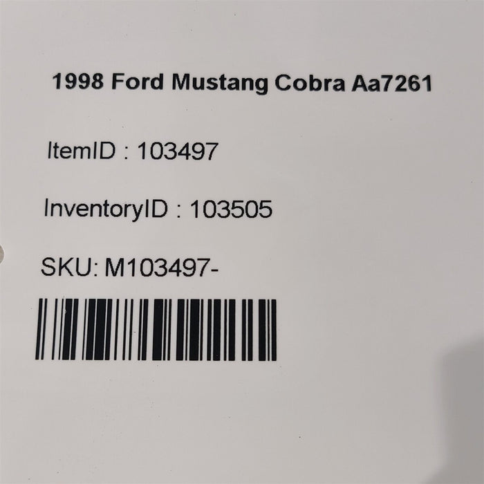 96-98 Mustang Gt Cobra Charcoal Canister Evap Fuel Vapor Canister Aa7261