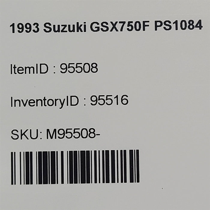 1993 Suzuki GSX750F Katana Rear Axle Bolt Pin PS1084