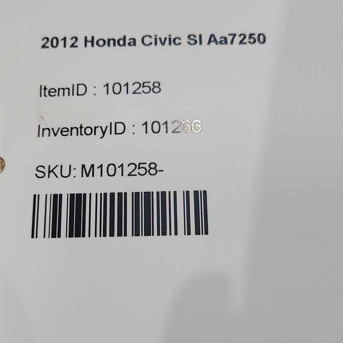 2012 Honda Civic Si K24Z7 2.4L VTEC Engine Motor Assembly 117k Aa7250 SEE NOTE