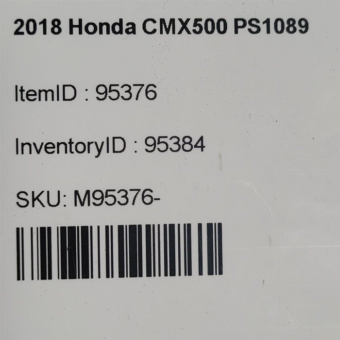 2018 Honda CMX500 Front Brake Master Cylinder Lever Handle PS1089