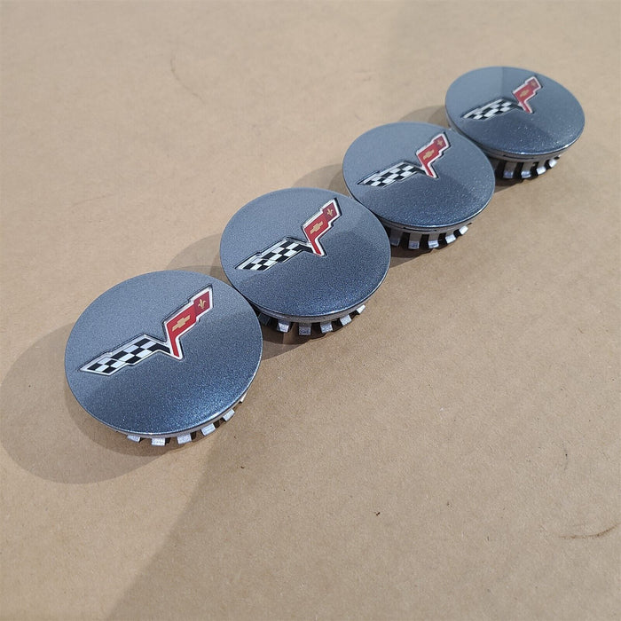 08-13 Corvette Center Caps Wheel Caps Painted Set (4) M97418