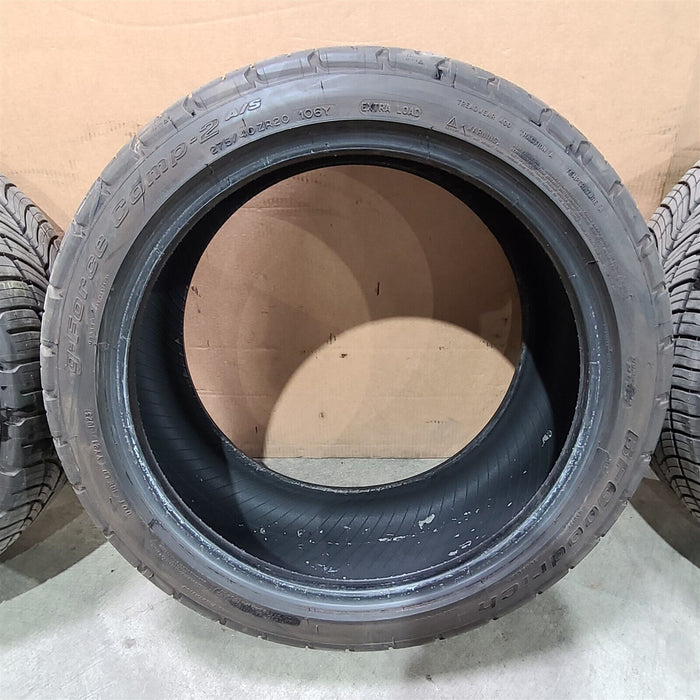 Bfgoodrich G-Force Comp 245/45Zr20 Used Tire Set Aa7159