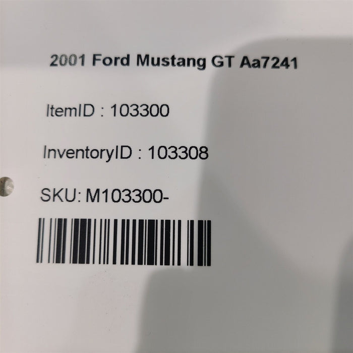 99-04 Mustang Gt Coolant Tube Under Intake 4.6 Sohc Aa7241