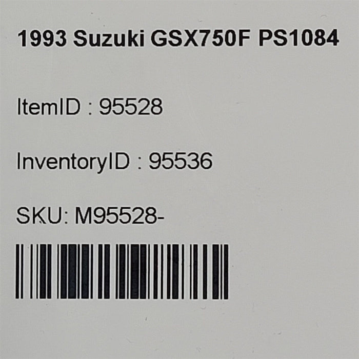 1993 Suzuki GSX750F Katana Right Rear Foot Peg Rest PS1084
