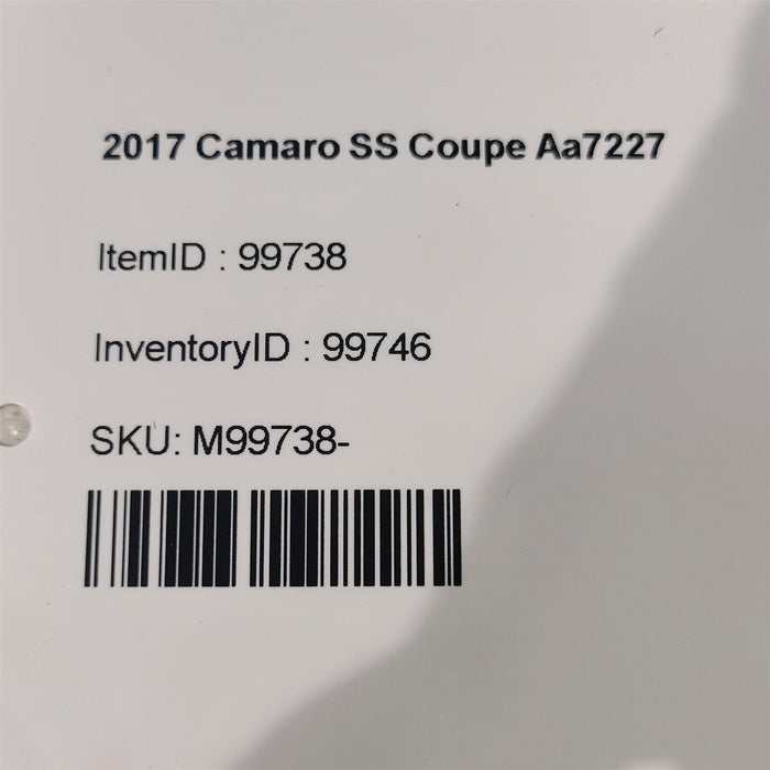 2017 Camaro Ss Hmi Human Interface Module Controller 84096815 Aa7227