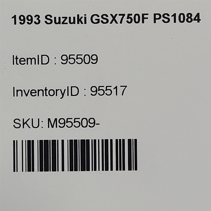 1993 Suzuki GSX750F Katana Lh Mirror Left PS1084 Lh Mirror