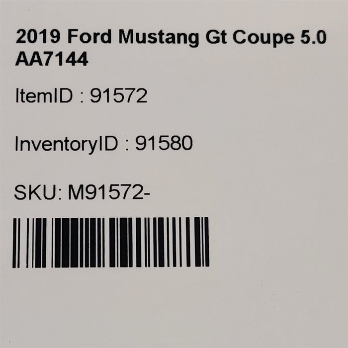 15-20 Mustang Gt Rear View Mirror Aa7144