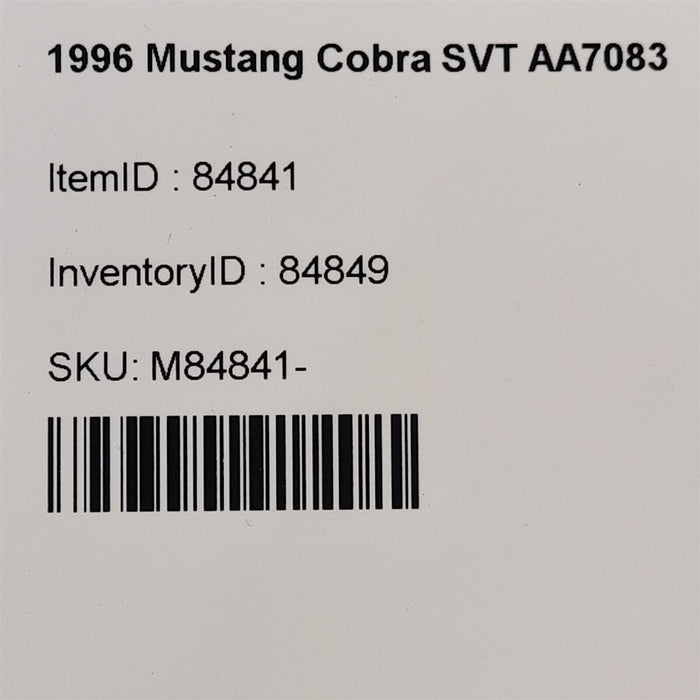 96-98 Mustang Cobra Svt Low Oil Level Sensor Module Foaf-6C625-Aa Aa7083